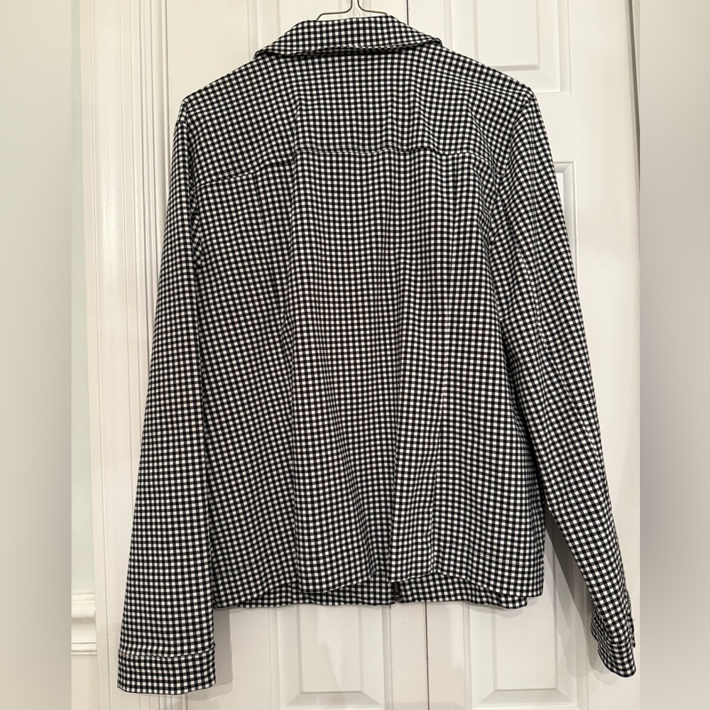 Chico’s Checked Jacket - Picture 4 of 5